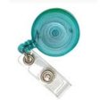 Workstation Standard ID Badge Reel Round Belt Clip Strap BLUE WO201178